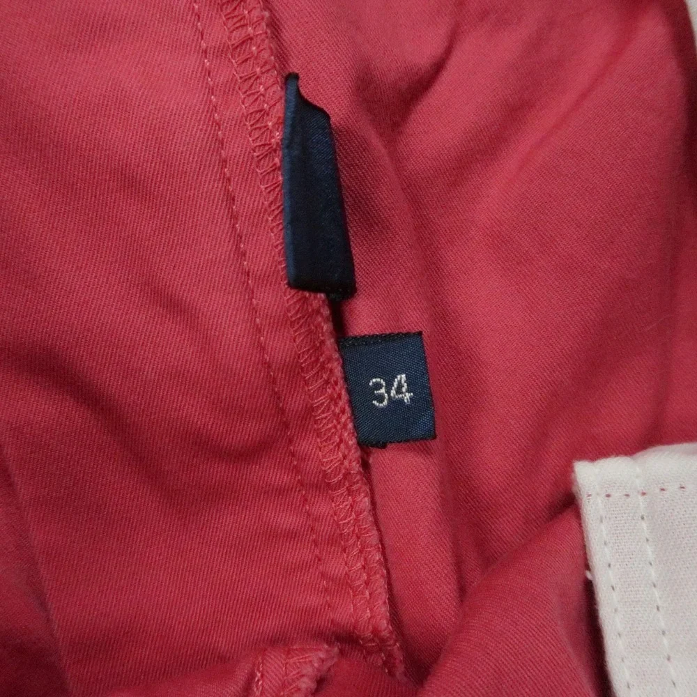 VINTAGE Polo Ralph Lauren Shorts Mens 32 Red Andrew Double Two Pleat Chino